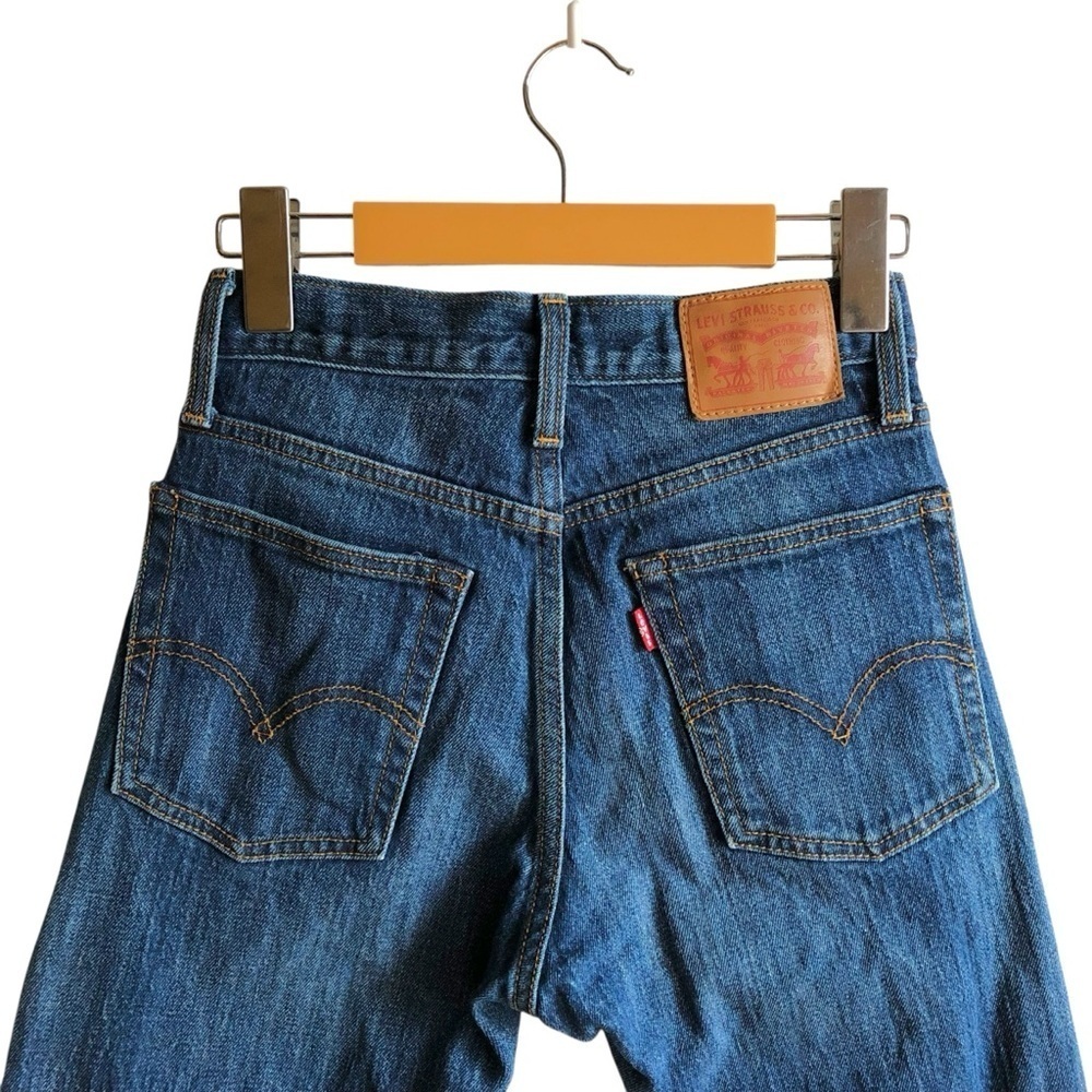 Levi’s RARE 501 Jeans by White Oak Cone Denim Size 24 Frayed Hem Limited Edition - Picture 8 of 16
